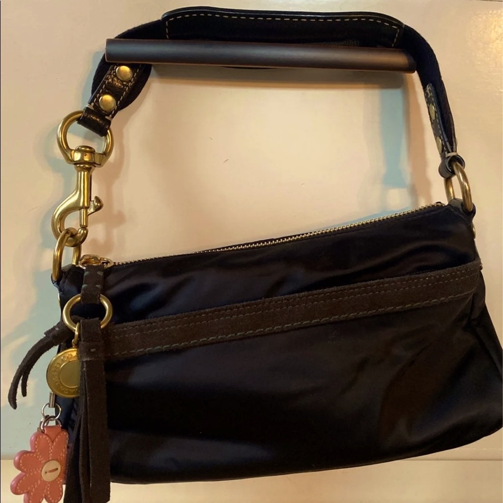 Coach Black Handbag with Accessories